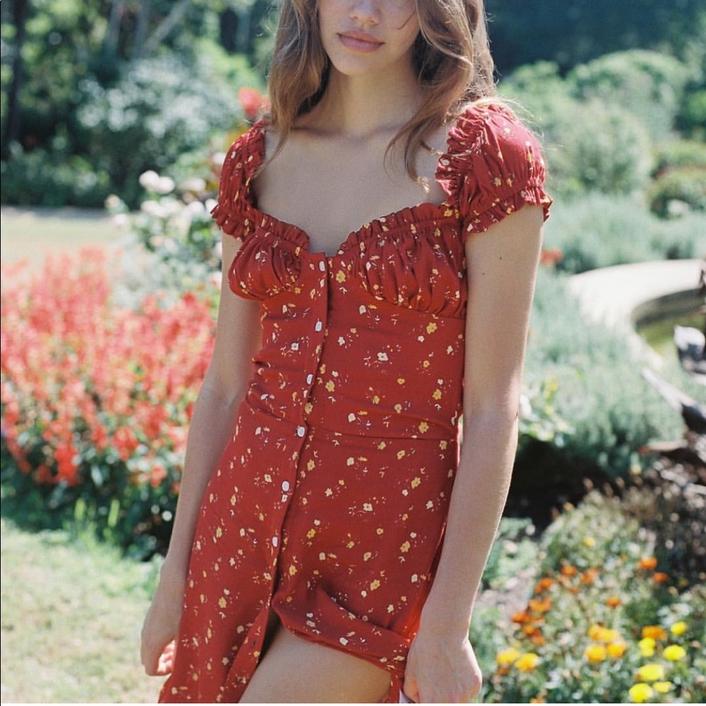 With Jean Midi Dress